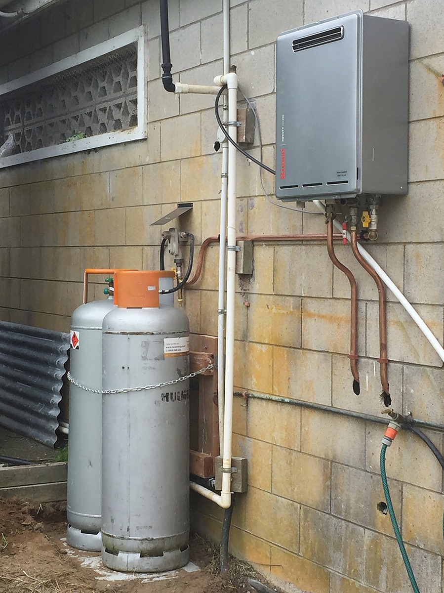 Hot Water is now on Gas!